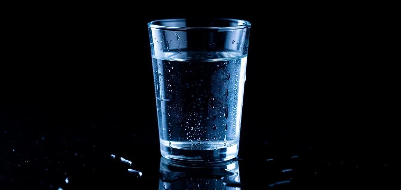 Sklenice čisté vody